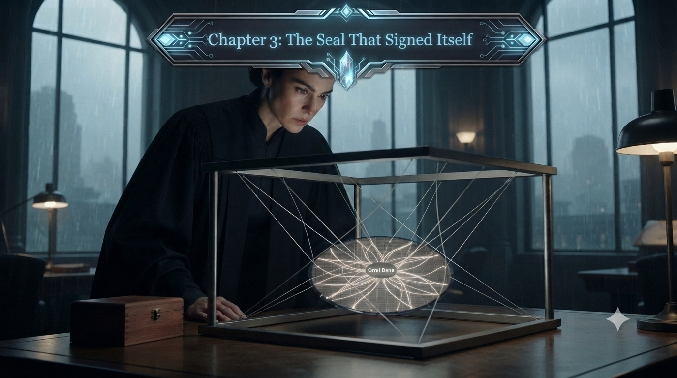 CodeBound —— Chapter 3: The Seal That Signed Itself